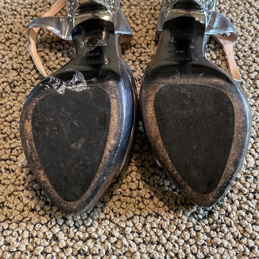 Miu Miu Strappy Stiletto Sandals Women's Size 36 1/2